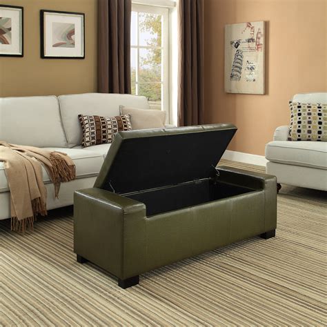 extra large storage ottoman bench.